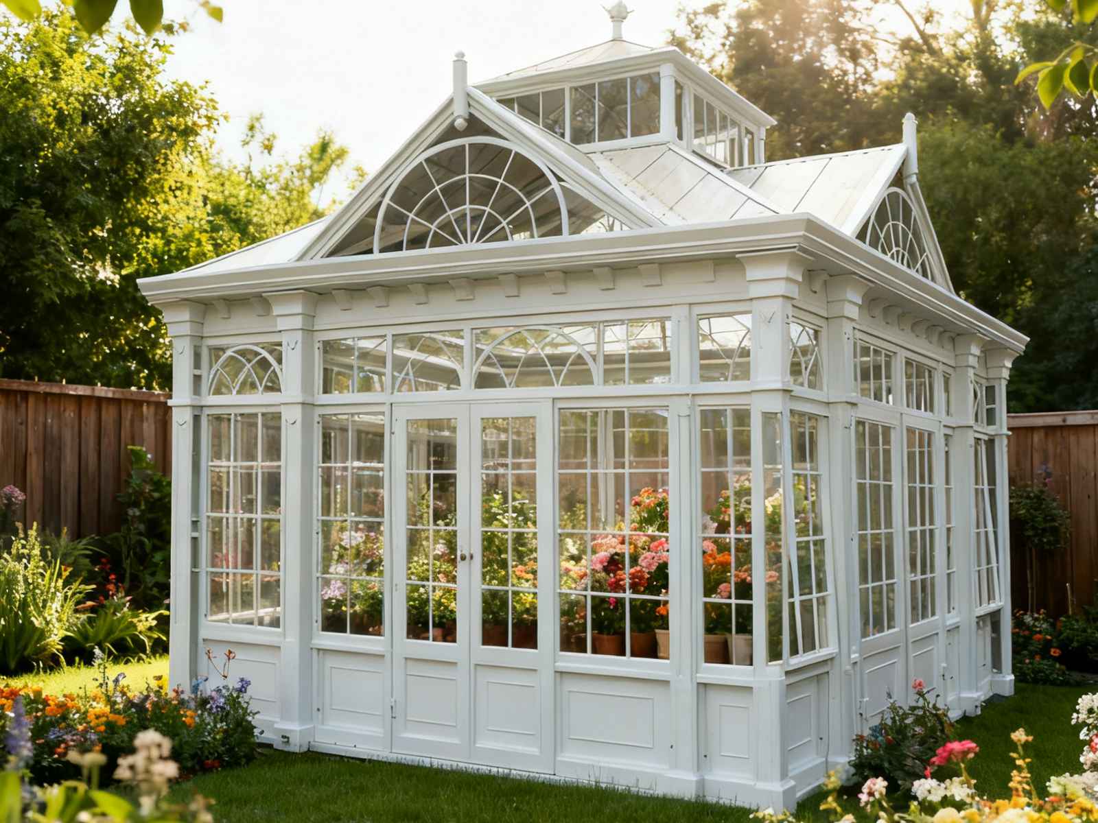 Luxury Victorian greenhouse, victorian style greenhouse, victorian greenhouse kits